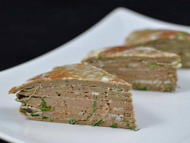 Рецепт торта из куриной печени