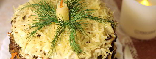 закусочный печеночный торт. Шаг 8