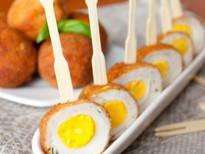 Рецепт перепелиных яиц по-шотландски