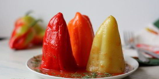 Перцы в томатном соке для фарширования