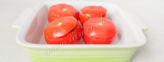 помидоры фаршированные булгуром. Шаг 14