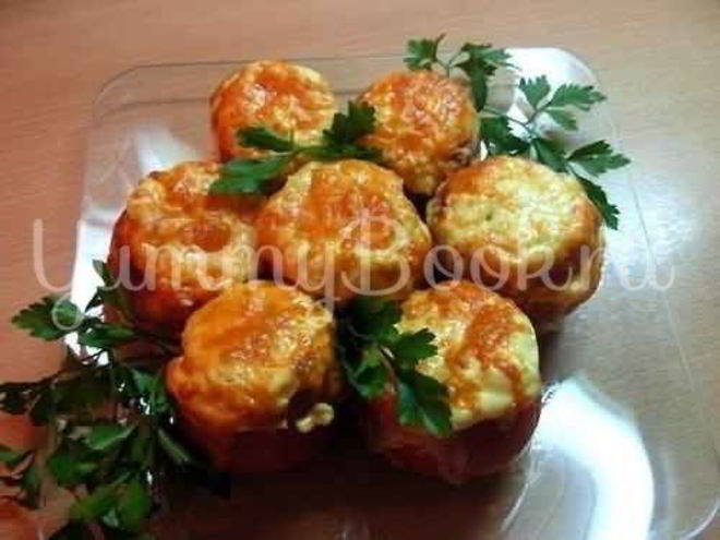 Рецепт помидоров, фаршированных курицей