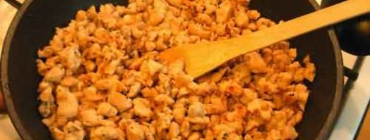 помидоры, фаршированные курицей. Шаг 4