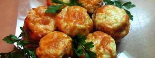 помидоры, фаршированные курицей. Шаг 12