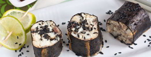 горячие роллы с белой рыбой. Шаг 6