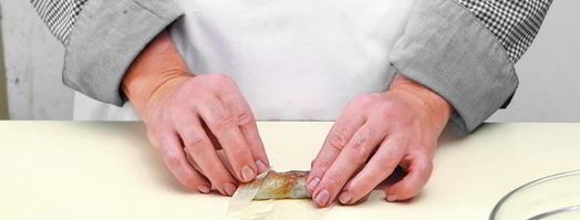 индонезийские роллы с овощами. Шаг 6