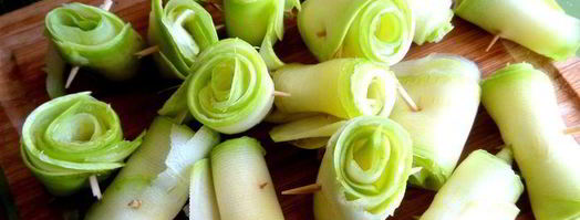 маринованные роллы из молодых кабачков. Шаг 19