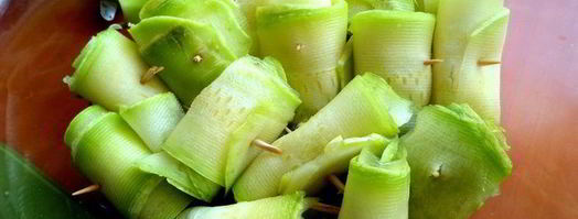 маринованные роллы из молодых кабачков. Шаг 20