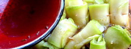 маринованные роллы из молодых кабачков. Шаг 21