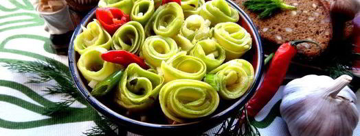 маринованные роллы из молодых кабачков. Шаг 25