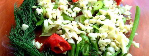 маринованные роллы из молодых кабачков. Шаг 8