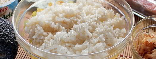 рис для роллов в мультиварке. Шаг 7