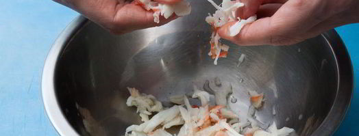 ролл краб сэндвич. Шаг 7