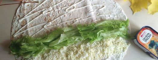 ролл с печенью трески. Шаг 6