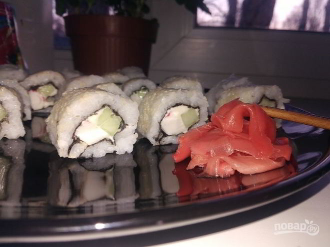 Рецепт роллов аляска