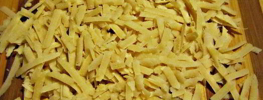 роллы из баклажанов со спагетти. Шаг 8