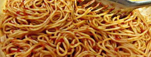 роллы из баклажанов со спагетти. Шаг 9