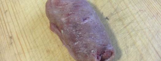 роллы из телятины с клубничным соусом. Шаг 6