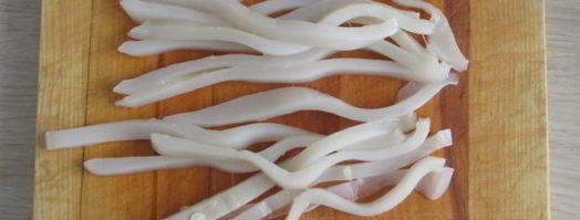 роллы с кальмаром и беконом. Шаг 7