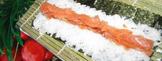 роллы с семгой. Шаг 8