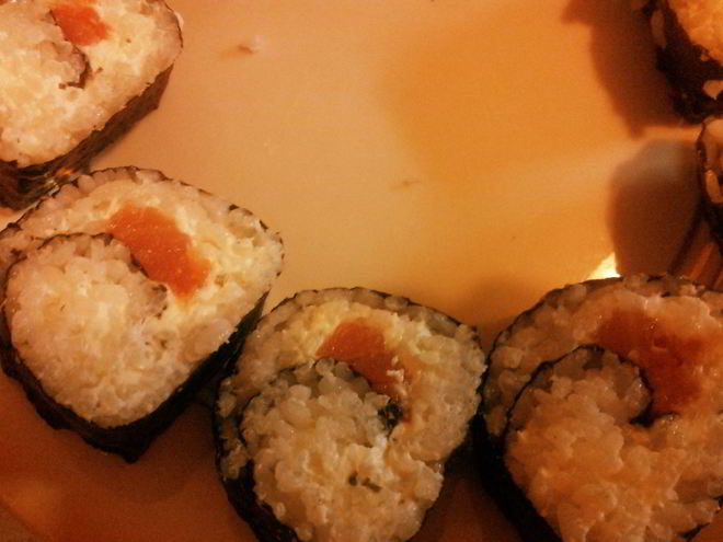 Рецепт роллов с сыром филадельфия и семгой