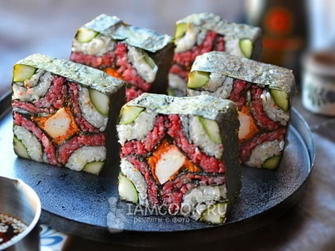 Рецепт роллов сложная мозаика