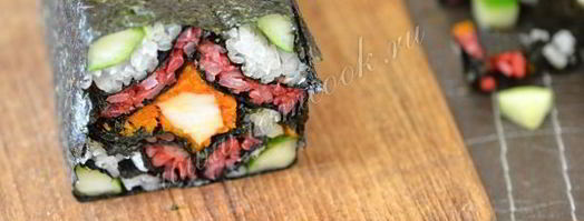 роллы сложная мозаика. Шаг 12