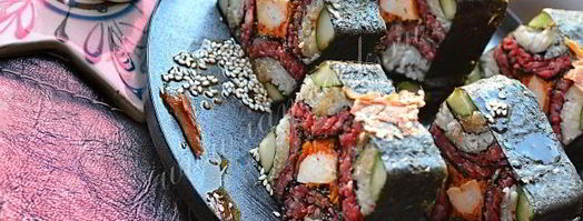 роллы сложная мозаика. Шаг 13