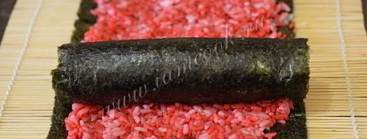 роллы сложная мозаика. Шаг 6