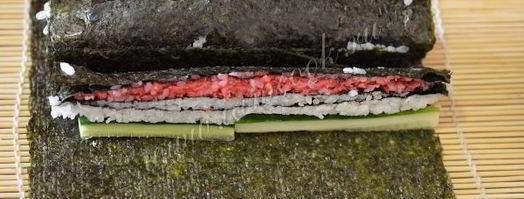 роллы сложная мозаика. Шаг 8