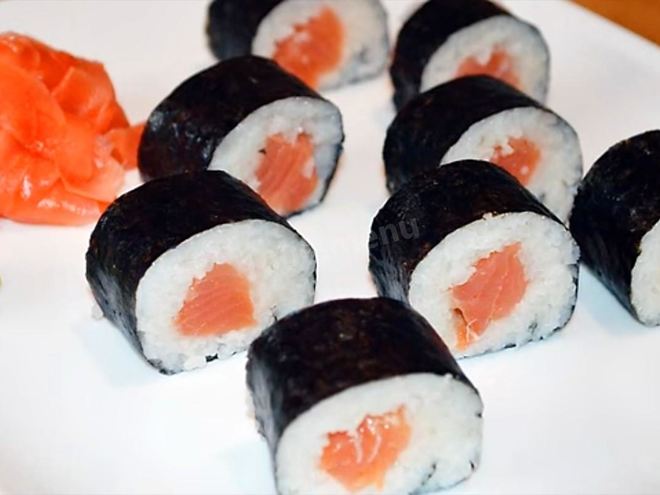 Рецепт роллов сяке маки
