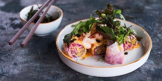 Спринг-ролл с креветками