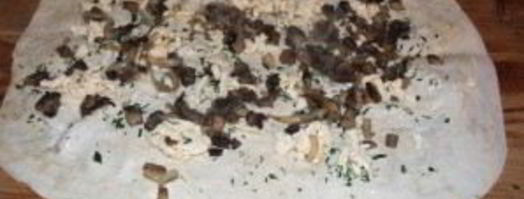 грибной рулет из лаваша. Шаг 6