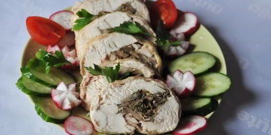 Куриный рулет