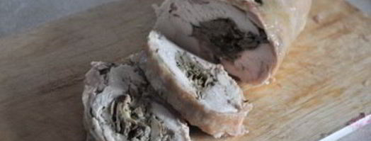 куриный рулет. Шаг 12