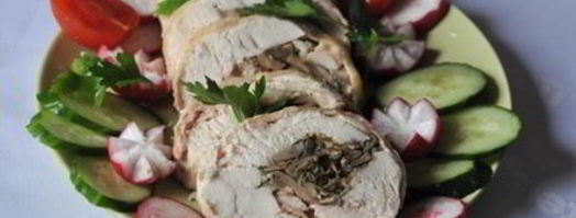 куриный рулет. Шаг 13