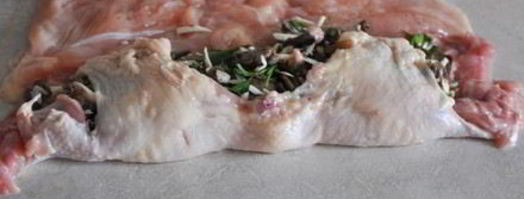 куриный рулет. Шаг 9