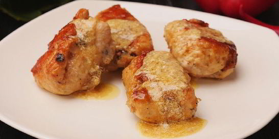 Куриные рулетики с грибами