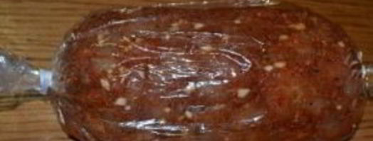 мясная нарезка из курицы мраморный рулет. Шаг 7