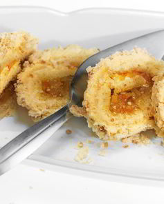 Рулет из бриоши с тремя наполнителями