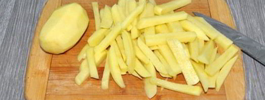 рулет из куриной грудки с картофелем в беконе. Шаг 4