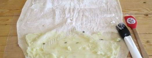 рулет из лаваша с селедкой. Шаг 5