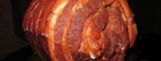 рулет из сала в луковой шелухе. Шаг 6