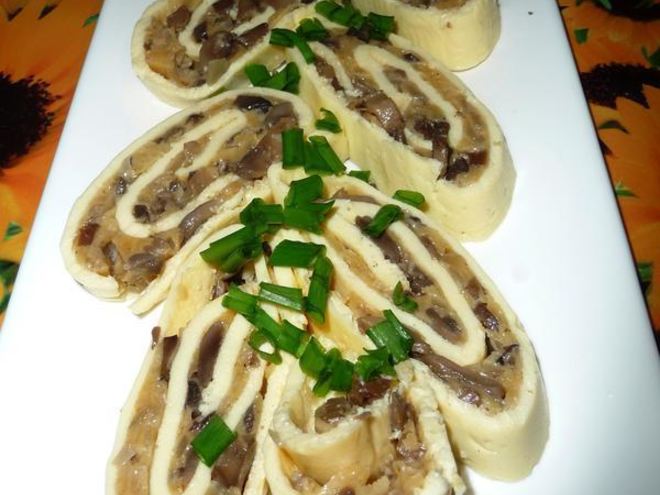 Рецепт рулета-омлета