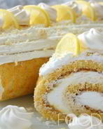 Рулет с лимонной начинкой