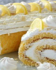 Рулет с лимонной начинкой