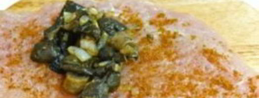 рулетики из курицы с грибами. Шаг 4