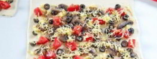 рулетики с томатами и грибами. Шаг 7