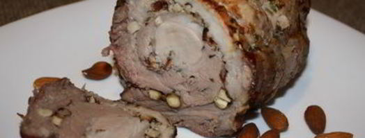 свиной рулет с миндалем. Шаг 9