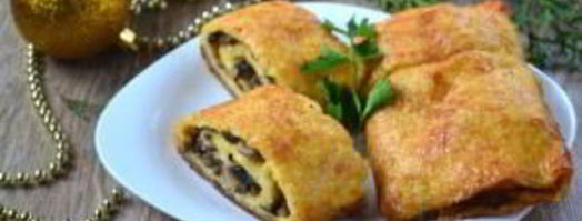 сырный рулет на новый год. Шаг 11